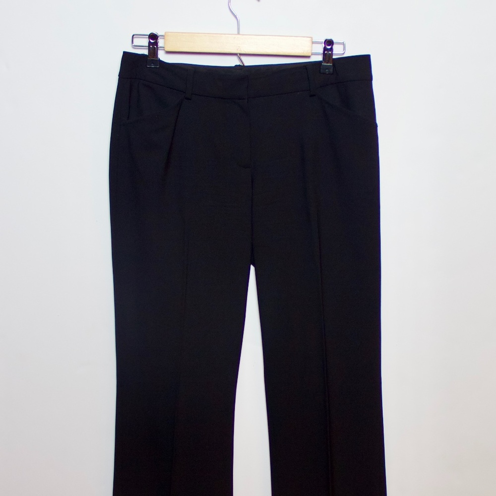 Elie Tahari Black Wool Trousers